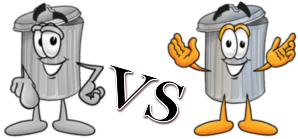 User Posted Image - Trash Can Clipart (597x279)