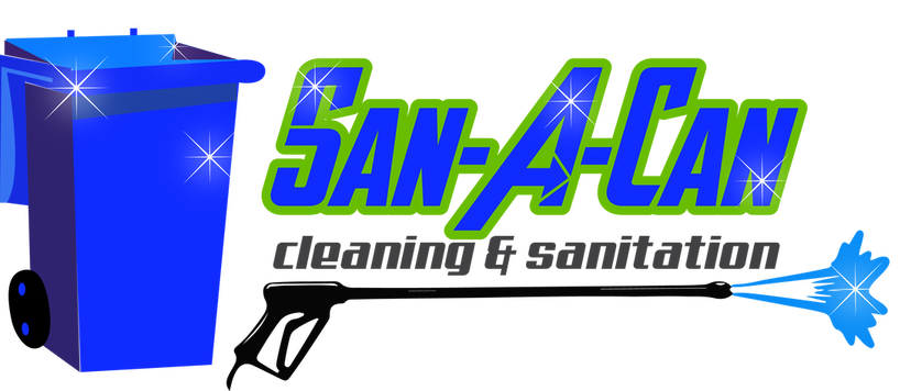 San A Can Bin Cleaning Logo - San A Can Inc (828x356)