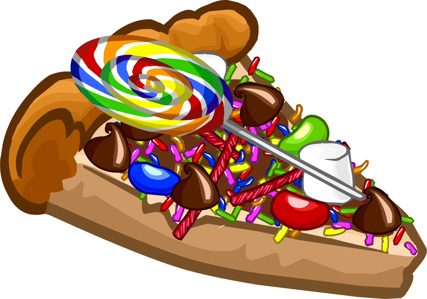 Puffle Care Icons Pizzacandydeluxe - Club Penguin Candy Pizza (1478x1035)