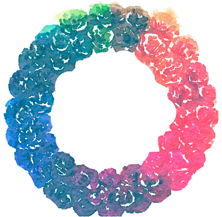 Free Rainbow Wreath Png Watercolor By Anjelakbm - Png Watercolor Circle (1024x768)