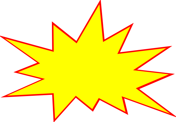 Boom Clipart Free Download Clip Art Free Clip Art On - Boom Black Background (600x414)