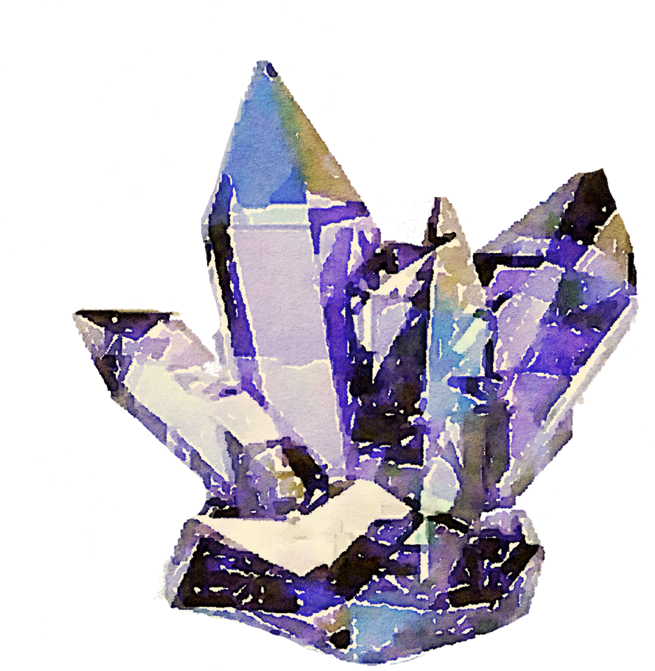 Free Cyrstals Crystal Watercolor Png By Anjelakbm - Frostborn: The First Quest (1024x1024)