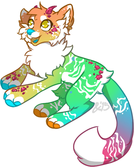 {fs}gummy Worm Candy Cat- Closed By Alaskanalpaca - Candycat (428x533)