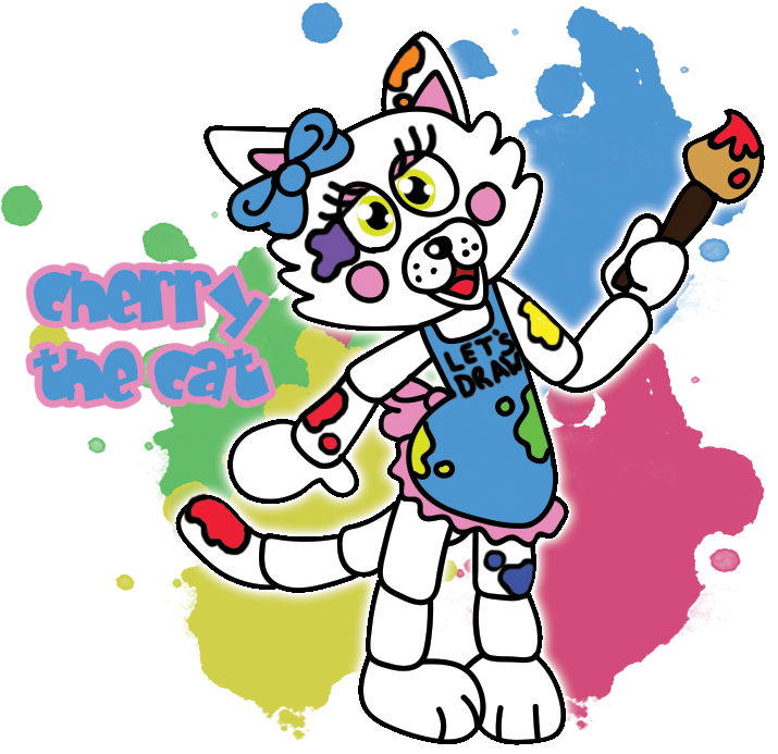 Fnaf Reddit Fanimatronic Contest Cherry The Cat By - Fnaf Cat Animatronic (750x700)