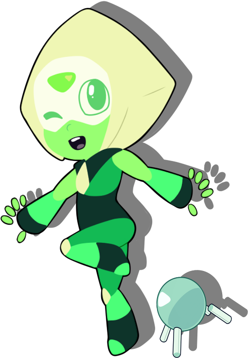 [ct] - - Ss - - - Steven Universe Peridot Chibi (550x756)