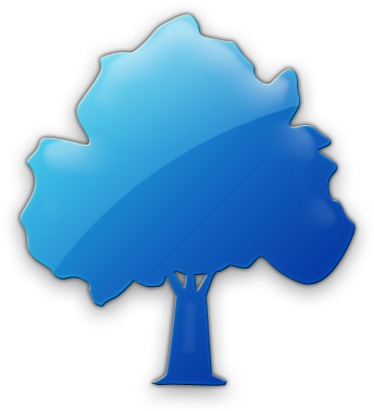 050350 Blue Jelly Icon Natural Wonders Tree5 - 050350 Blue Jelly Icon Natural Wonders Tree5 (420x420)