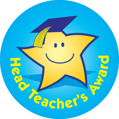 Teacher Awards Stickers Clipart - Star Of The Week Badge (400x400)