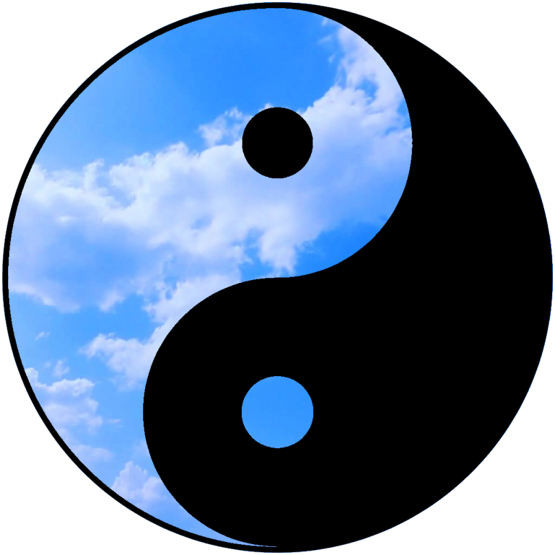 The Meaning Of “bsbd” - Yin Yang Blue Png (810x810)