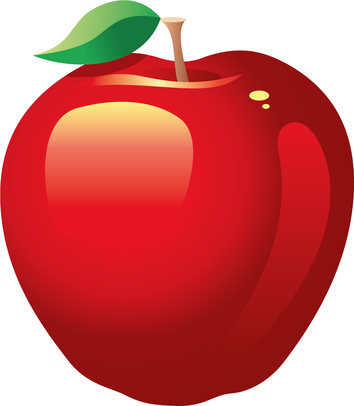 Snow White And The Seven Dwarfs By Bob Heather And - Apple Clipart (1271x1449)