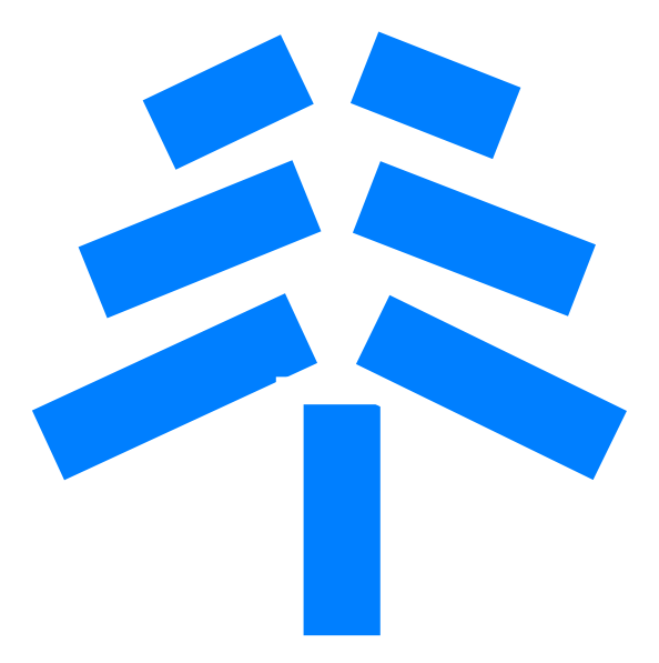Blue Stick Tree Clip Art At Clker - Tree (594x597)