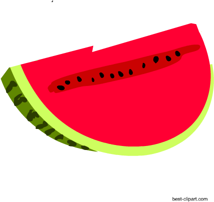 Free Watermelon Clip Art - Watermelon (450x450)