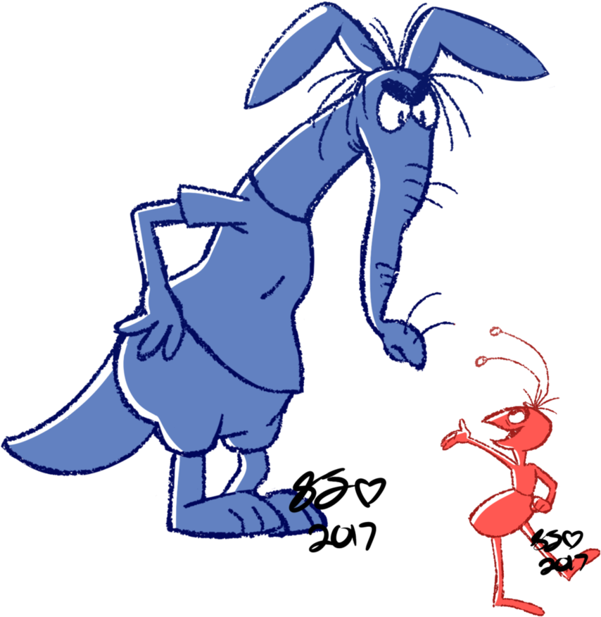 Dad Day - Ant And The Aardvark (882x906)
