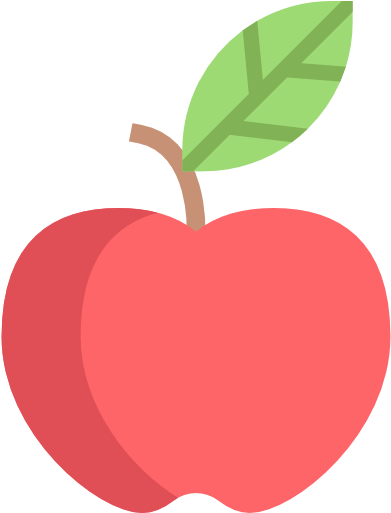 Apple Free Icon - Apple Flat Icon Png (512x512)