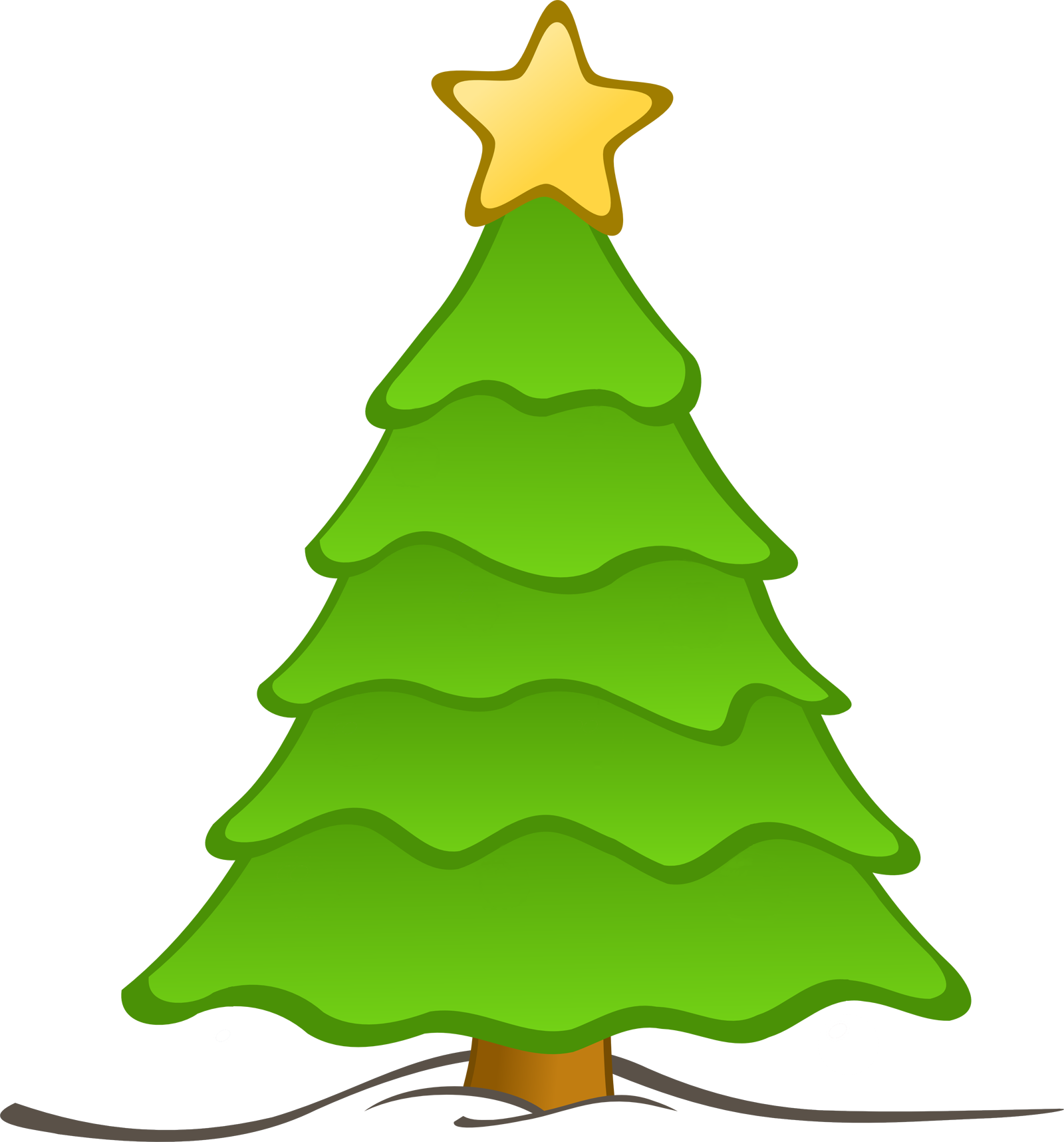 Tree Clipart Christmas Tree (1600x1716)
