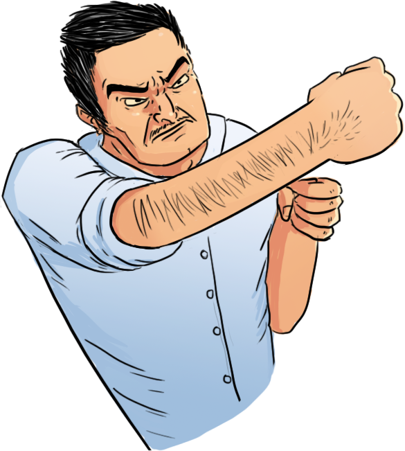 He Considers Mrtyle As Less Then Him - Man (585x651)