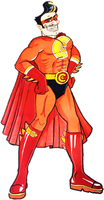 Our School Superhero 'captain Champion' Who Appears - Supergirl (538x717)
