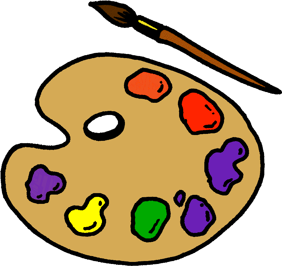 Big Mama For Her Own Personal Benefit - Cartoon Paint Palette (1000x946)