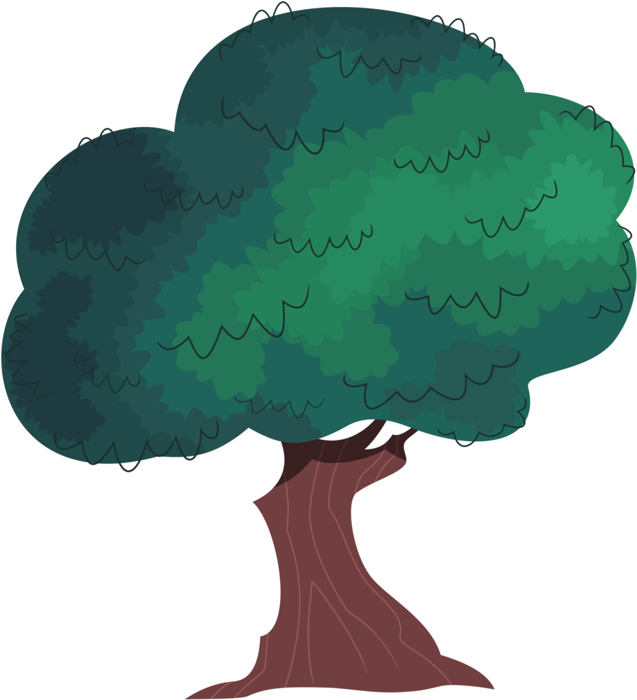 Zutheskunk Traces, Background Tree, No Pony - Transparent Background Tree Vector Png (934x1024)
