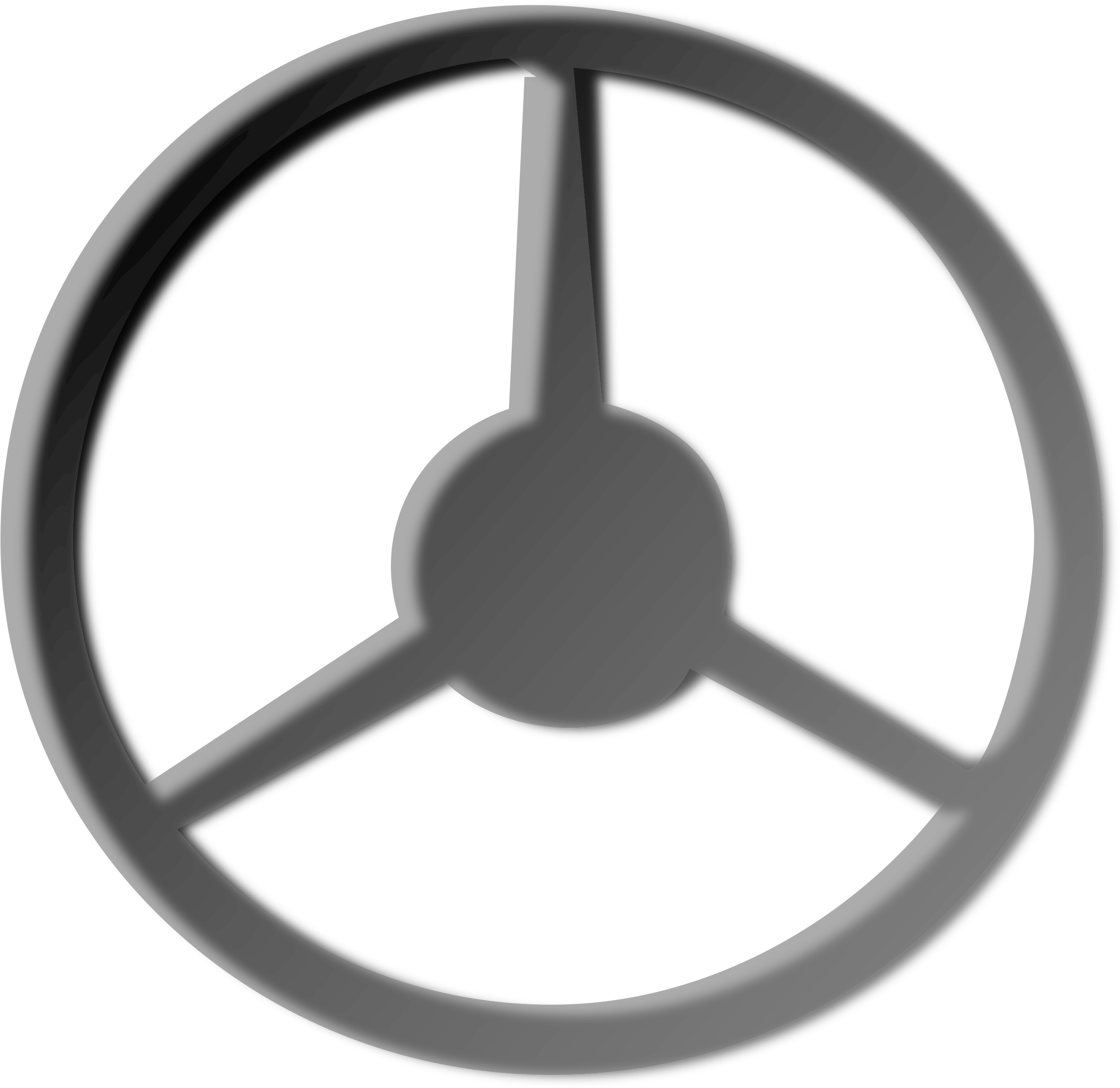 Big Image - Steering Wheel Clipart (2400x2400)