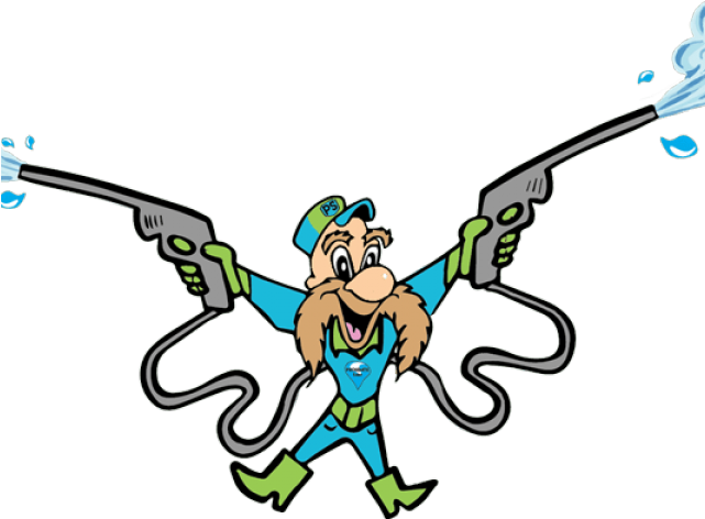 Pressure Washing Clipart - Cartoon (640x480)
