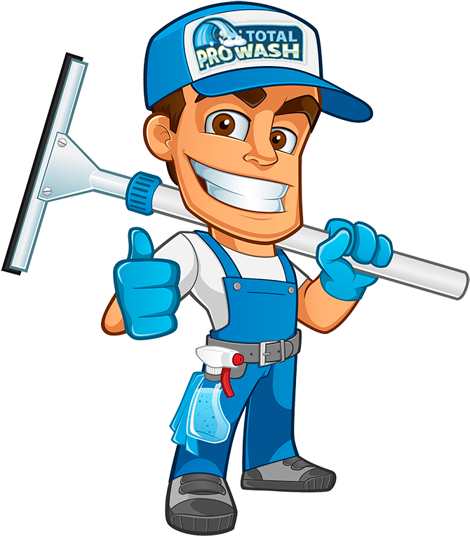 The Total Pro Wash System Of Cleaning Is Taking The - Window Cleaning Vector (800x800)