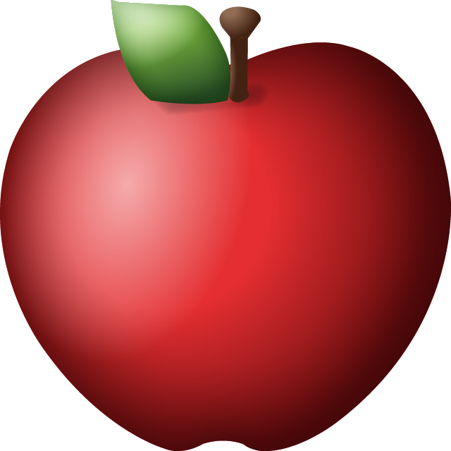 Download Red Apple Emoji Emoji Island - Red Apple Emoji Png (640x640)