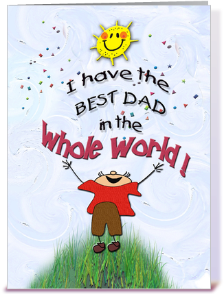 Birthday To Dad, From Son Greeting Card By Mscardsharque - Birthday Card For Father From Son (435x429)