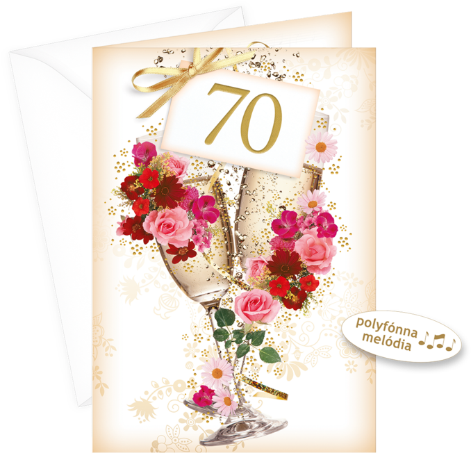 Hudobné Karty / Hrací Přání / Musical Greeting Card - Hybrid Tea Rose (700x700)