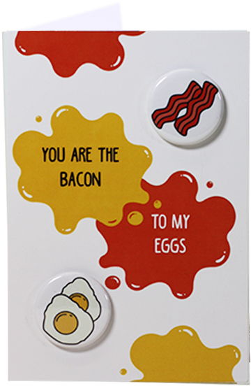 Bacon & Eggs - Cartoon (600x600)
