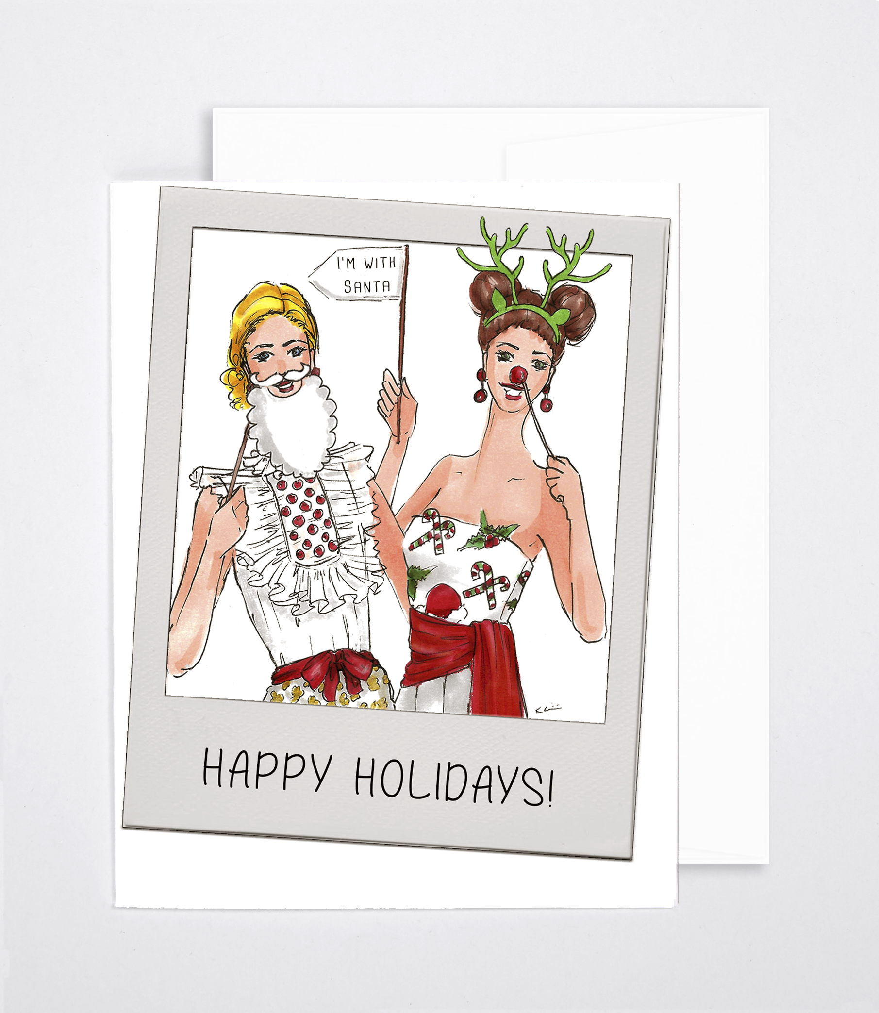 I'm With Santa - Santa Claus (1811x2087)