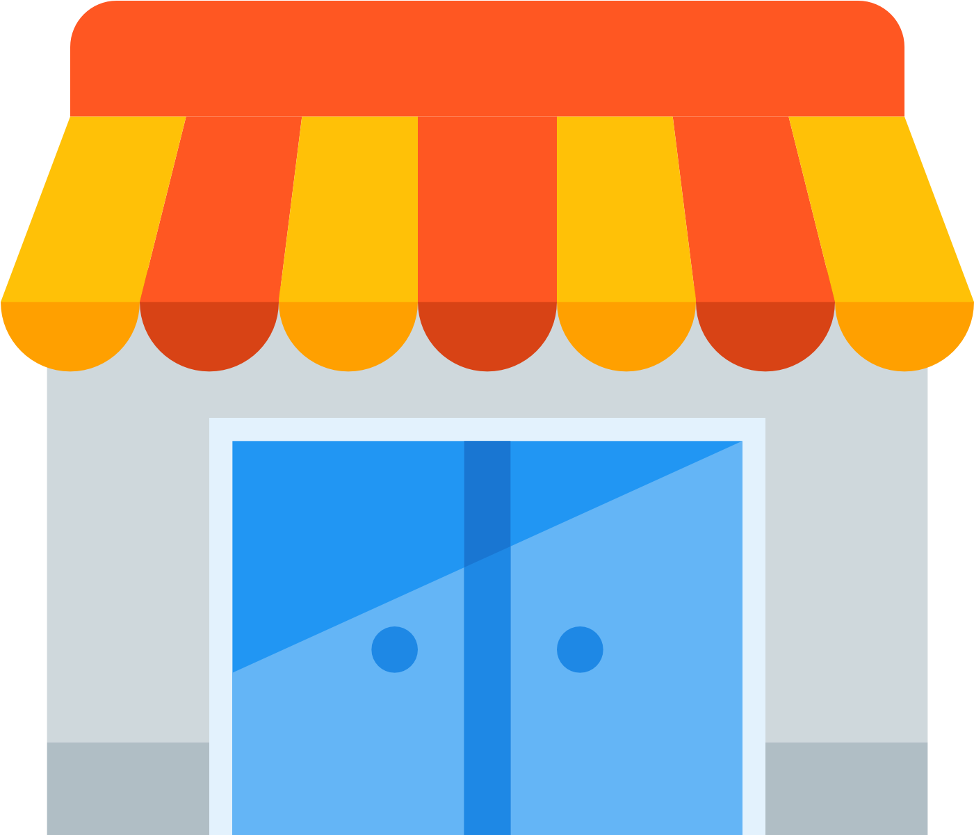 Storefront Businesses - Small Business Icon Png (1600x1600)