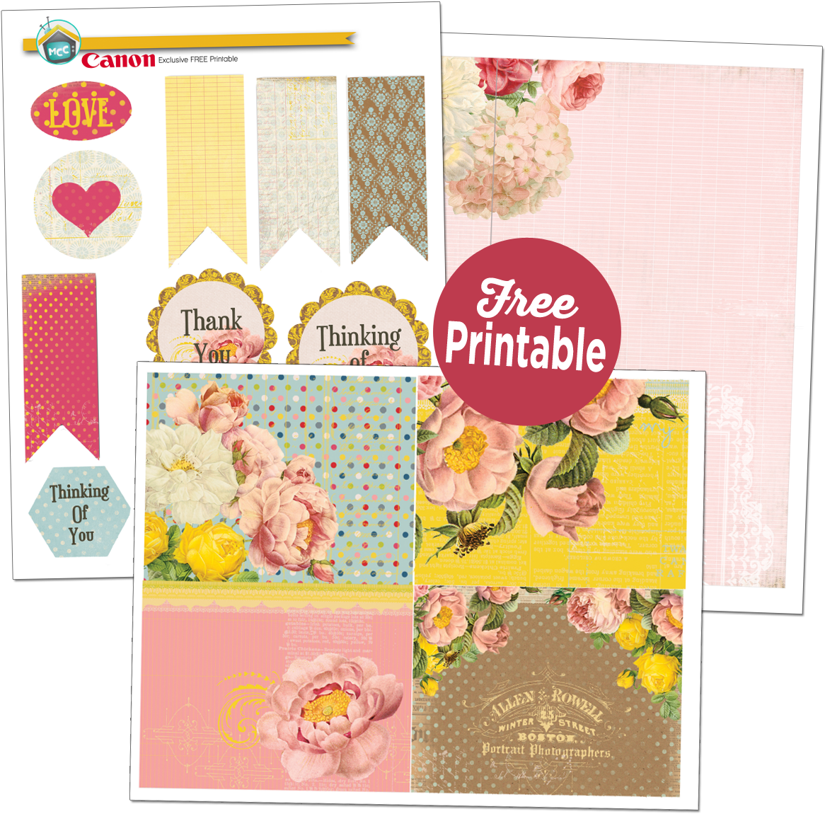 Click Here To Download Printables - Pink Paislee - Sweetness Collection - 6 X 6 Album - (1200x1200)