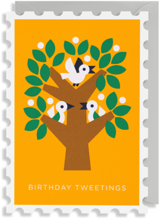 Birthday Tweeting's Greeting Card - Birthday (448x480)