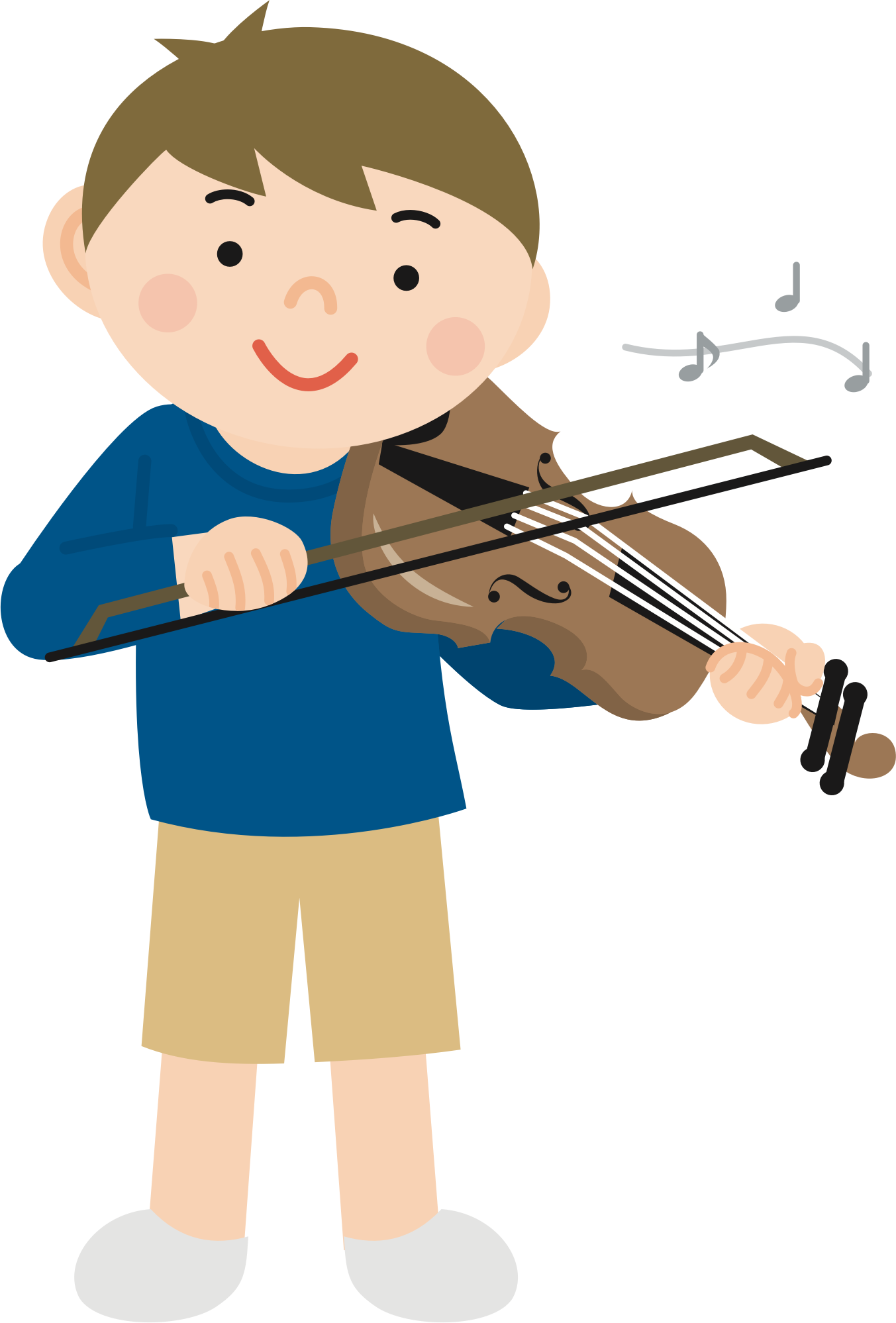 Big Image - Violin Cartoon Png (1353x1998)