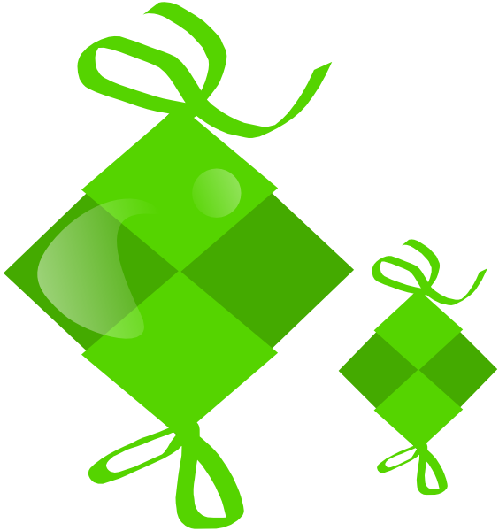 Dumpling - Clipart - Ketupat Clipart (564x600)