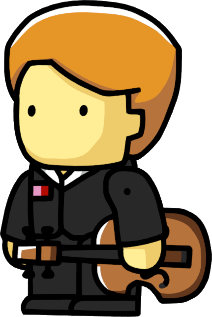 Violinist - Cartoon (431x643)