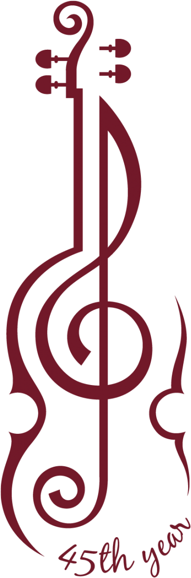 Violin As 45th Year Logo - Various Artists / Best Of The Best Classical Music (427x1200)