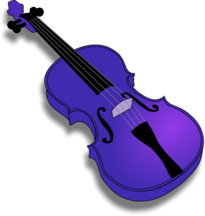 Violin Clip Art - Dibujo De Un Violín (400x421)