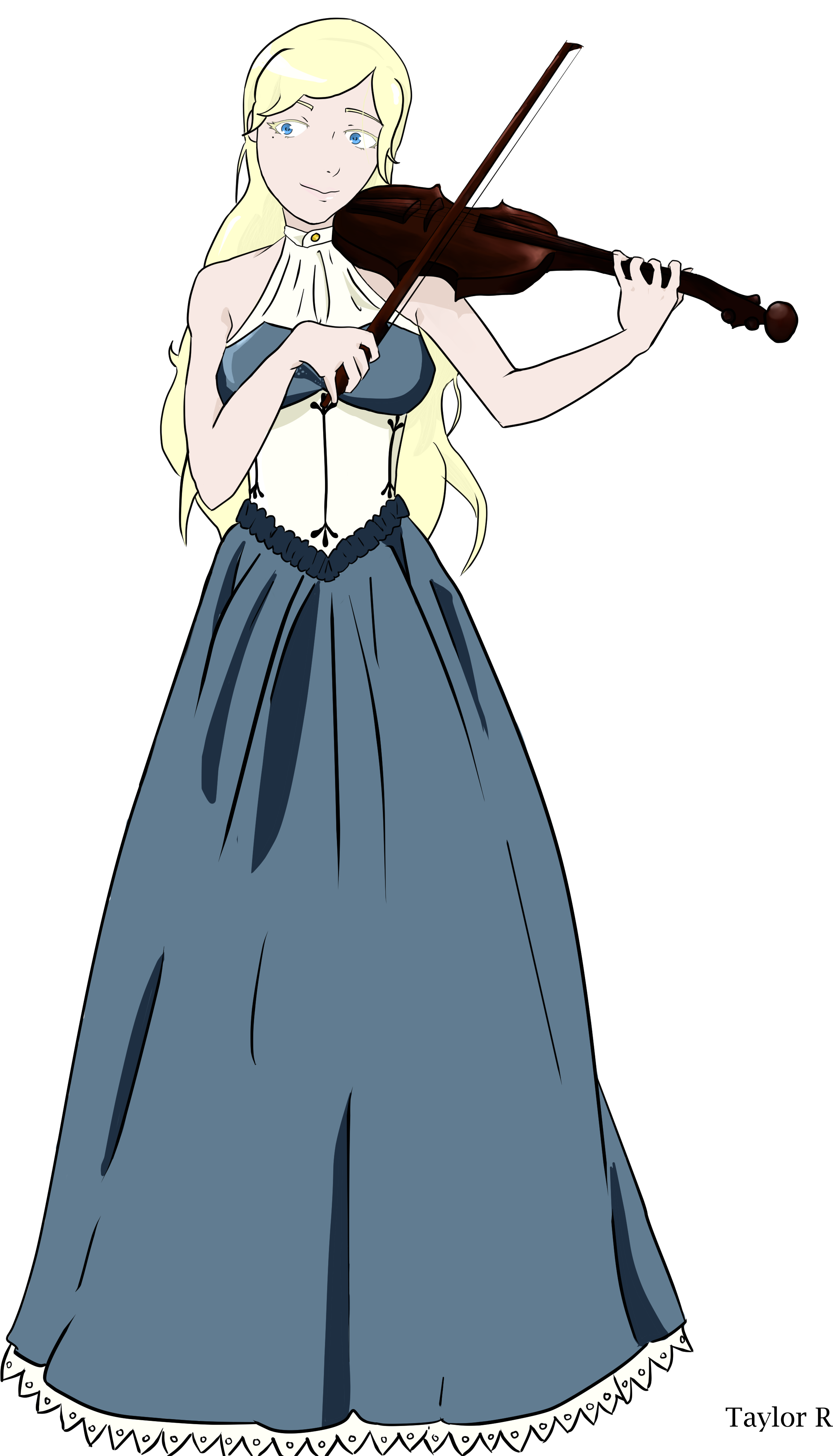 Anime Violinist By Sacredsphinx Anime Violinist By - Violin (2894x4093)