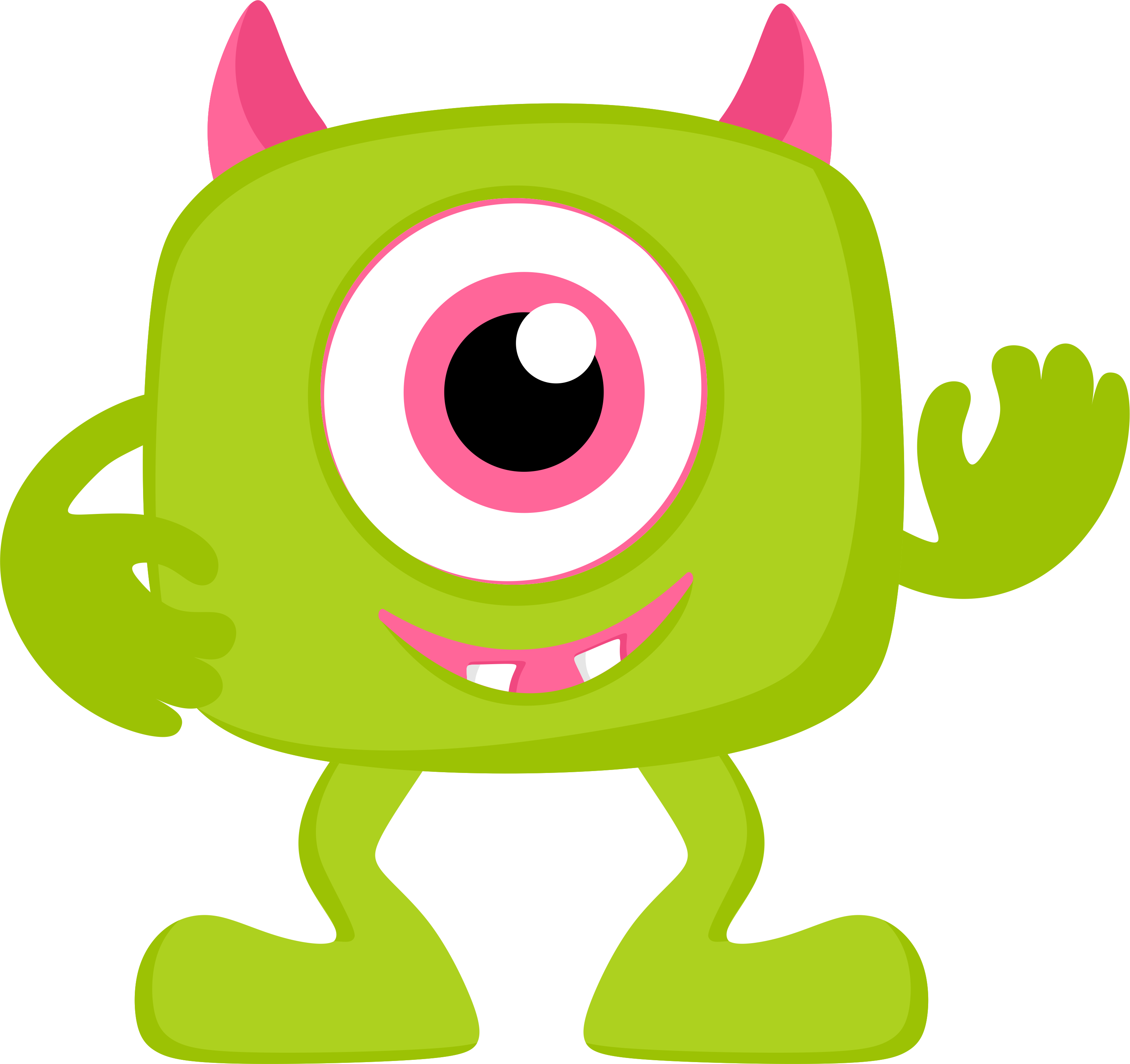 Mike Wazowski James P - Monsters, Inc. (3001x2826)