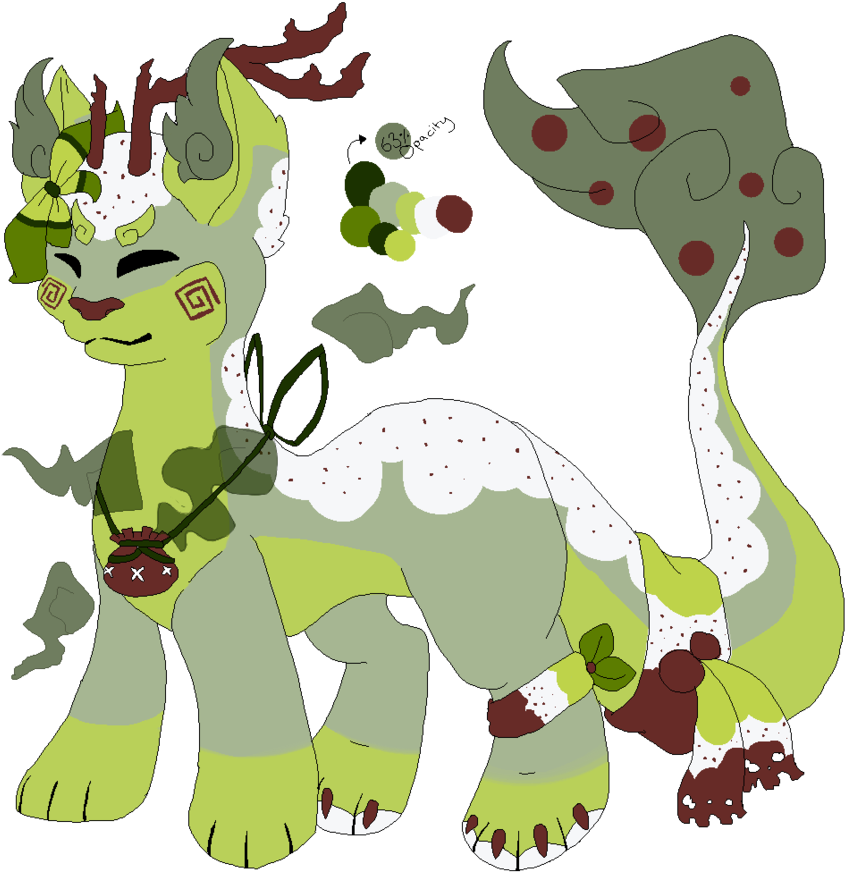 Chi Chibi Dumpling Dragons Digital Ref By Kirara-souchou - Cartoon (894x894)