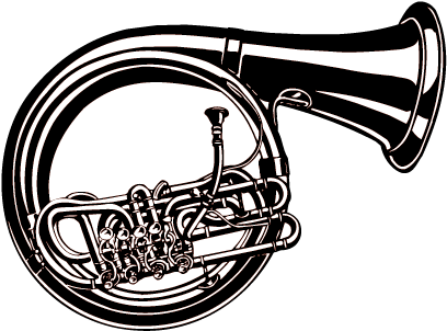 Musical Instrument Tuba Trumpet Clip Art - Creative Trumpet (856x831)