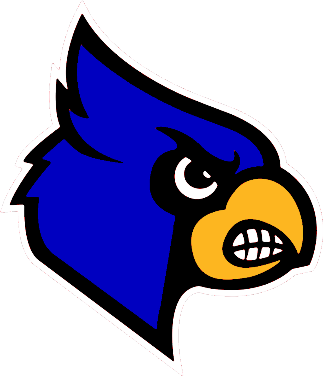 Blue Cardinals Image - University Of Louisville Basketball Logo (1136x1314)
