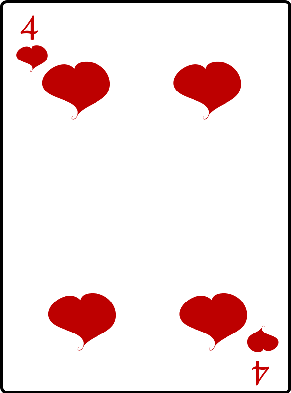 Get Notified Of Exclusive Freebies - 4 De Corazones Carta (800x800)