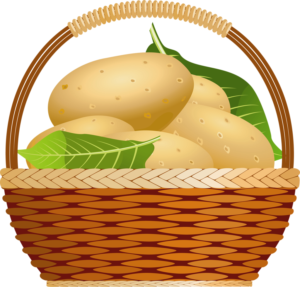 Painting Prints - Easter Basket Vector Free (1024x980)