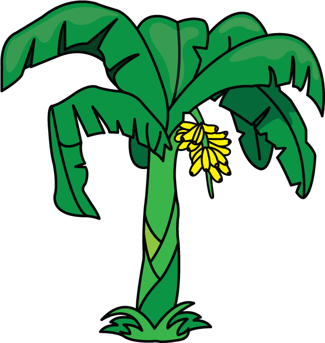 Another Tutorial In Flowers And Plants Category Is - Drawing Of A Banana Tree (720x1280)
