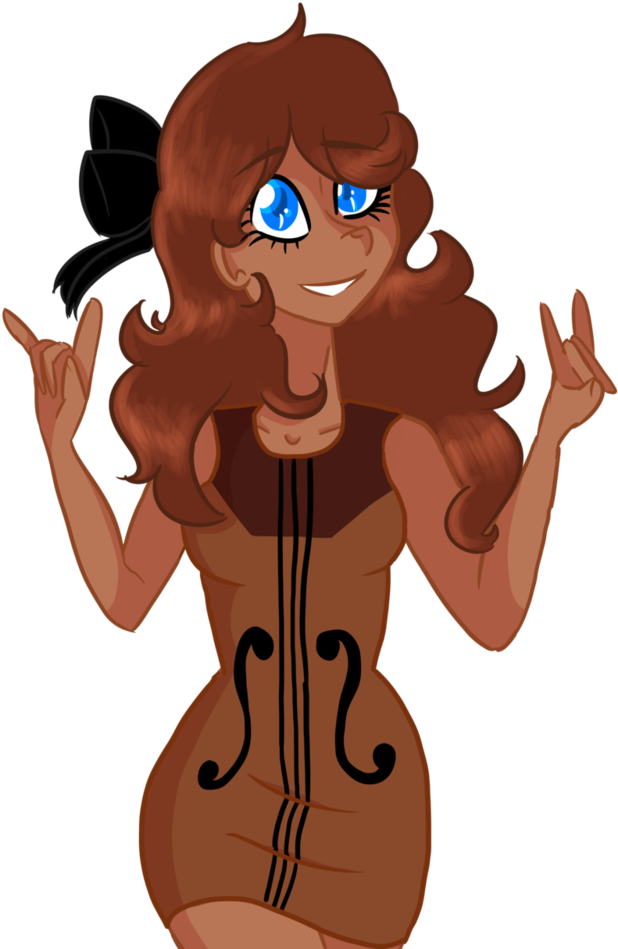 Viola The Violin By Softfawnbabe - Dhmis Ocs (1024x1280)