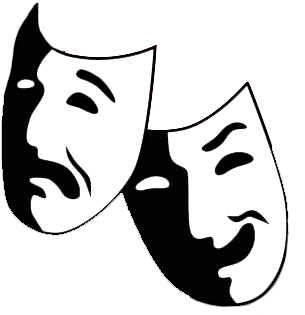 Desenhos Relacionados A Teatro - Theater Arts Mask (400x360)