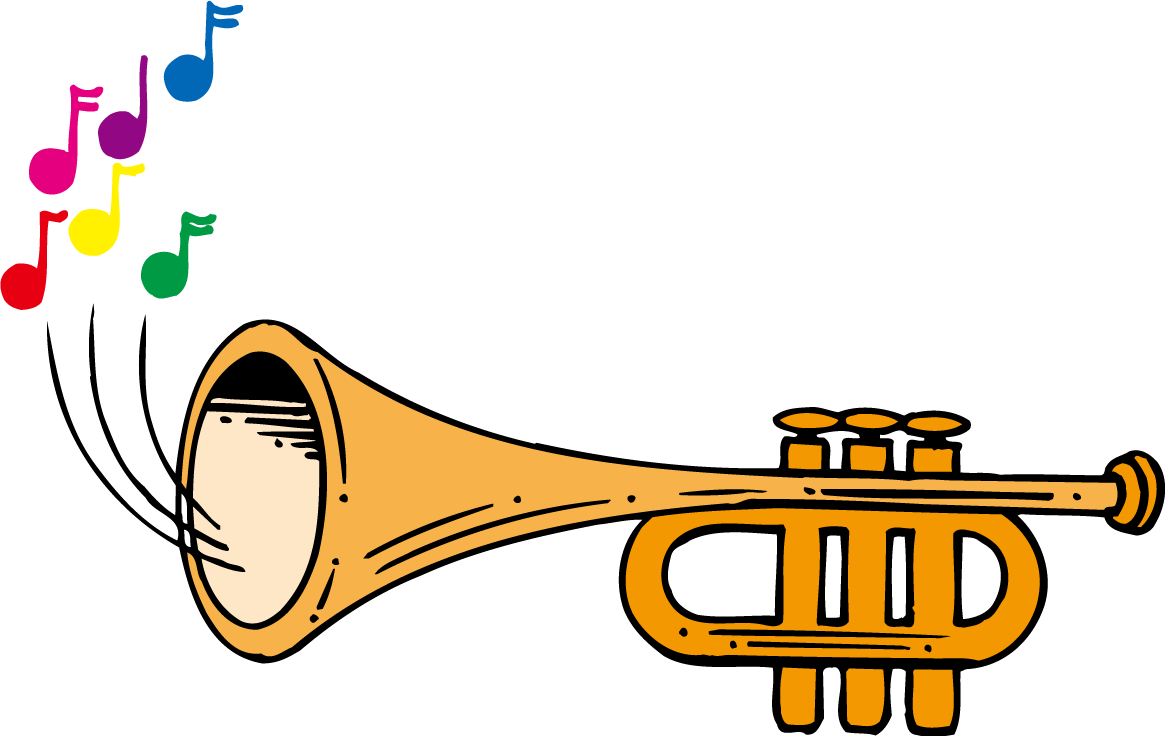 Trumpet Cartoon Musical Instrument Animation Drawing - Cartoon Picture Of A Trumpet (1165x736)