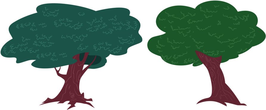 Trees 01 By Zutheskunk - My Little Pony Tree (900x377)